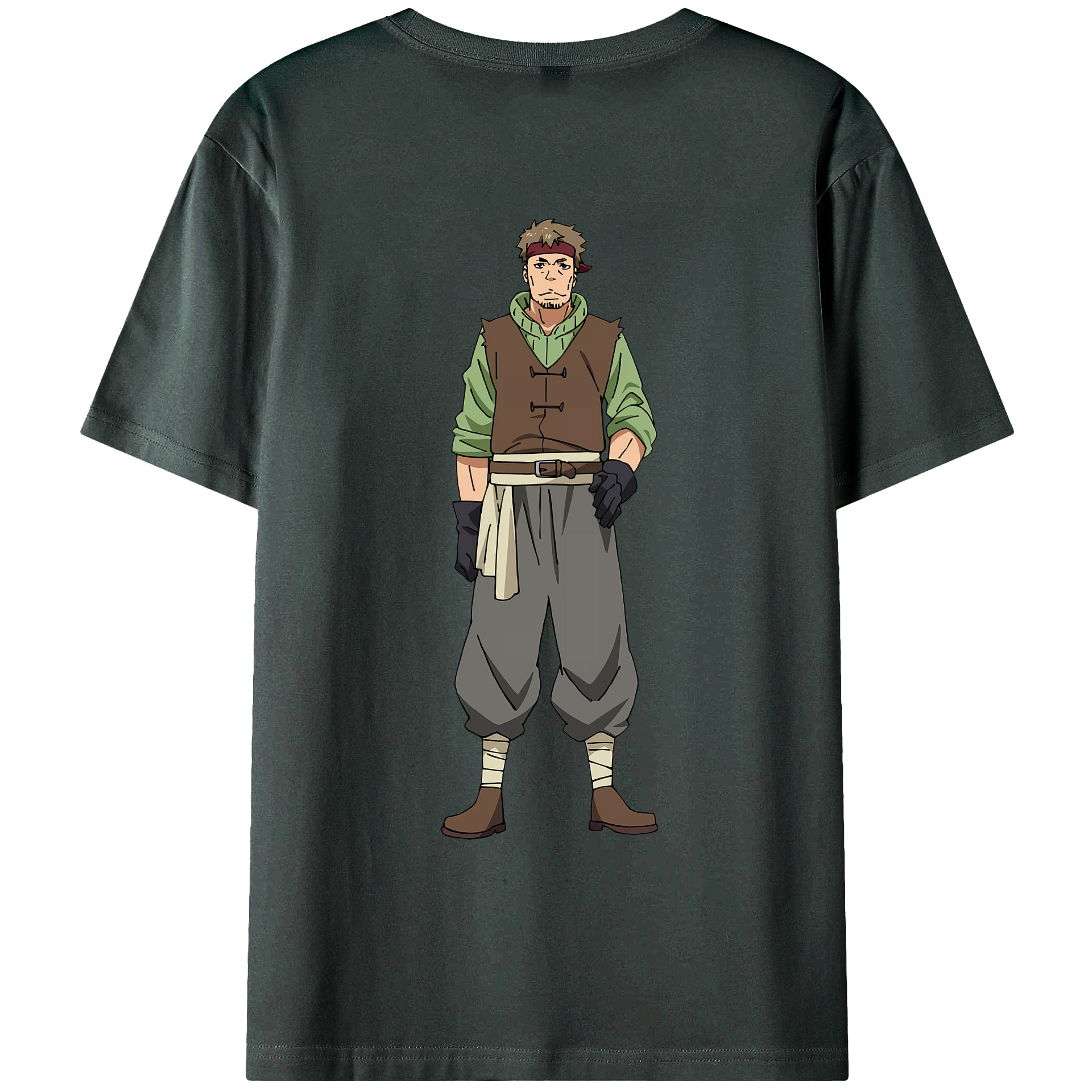 （画像用） 転スラ Regarding Reincarnated to Slime 綿100％ メンズ半袖Tシャツ（バックプリント） 通気性